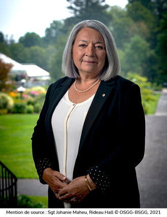 Photo de la gouverneure général du Canada, Mary Simon