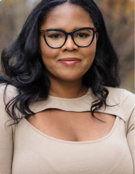 Headshot of Janna Allen Hines border=